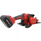 YATO Fierăstrău circular cu baterie 140 mm fără perii de carbon 18 V (2 x 4,0 Ah baterie + încărcător)