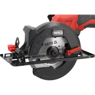   YATO Fierăstrău circular cu acumulator 140 mm fără perii, 18 V (fără baterie și încărcător)