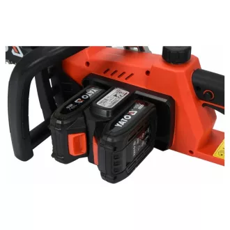   Motoferăstrău YATO fără fir 350 mm 2 x 18 V (2 x 2,0 Ah baterie + încărcător)