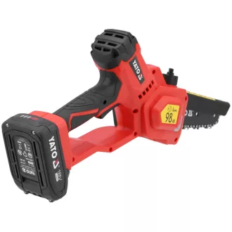   YATO Fierăstrău cu lanț pe baterie 175 mm fără perii de carbon 18 V (1 x 2 Ah baterie + încărcător)