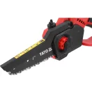 YATO Fierăstrău cu lanț pe baterie 175 mm fără perii de carbon 18 V (1 x 2 Ah baterie + încărcător)