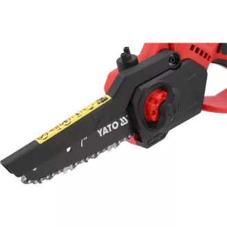   YATO Fierăstrău cu lanț pe baterie 175 mm fără perii de carbon 18 V (1 x 2 Ah baterie + încărcător)