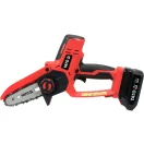 Motoferăstrău YATO fără fir 100 mm 18 V (1 x 2,0 Ah baterie + încărcător)