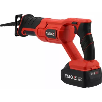   YATO Fierăstrău sabie fără perii de carbon 18 V (1 x acumulator 4 Ah + încărcător)