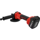 YATO Polizor unghiular fără perii cu acumulator, 125 mm, 18 V (cu baterie 4 Ah și încărcător 2 Ah)