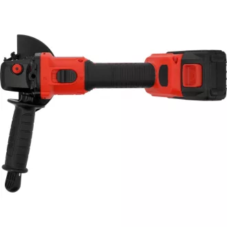   YATO Polizor unghiular fără perii cu acumulator, 125 mm, 18 V (cu baterie 4 Ah și încărcător 2 Ah)