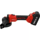 YATO Polizor unghiular cu acumulator, fără perii, 125 mm, 18 V (cu 2 acumulatori 4 Ah și încărcător 2 Ah)