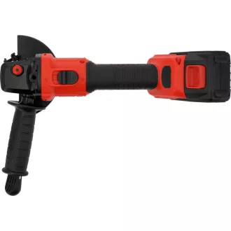   YATO Polizor unghiular cu acumulator, fără perii, 125 mm, 18 V (cu 2 acumulatori 4 Ah și încărcător 2 Ah)