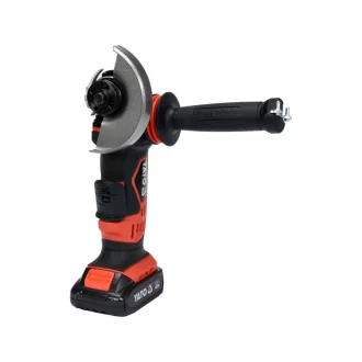   Polizor unghiular YATO fără fir 125 mm 18 V Li-Ion (1 x 2,0 Ah baterie + încărcător)