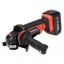 Polizor unghiular YATO fără fir 125 mm 18 V Li-Ion (2 x 3,0 Ah baterie + încărcător)