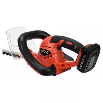   Tășitor gard viu YATO fără fir 560 mm 18 V (1 x 2,0 Ah baterie + încărcător)