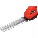 YATO Foarfecă pentru tuns iarba și gard viu cu acumulator, fără perii, 18 V (cu acumulator 2 Ah și încărcător)