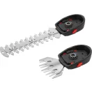 YATO Foarfecă pentru tuns iarba și gard viu cu acumulator, fără perii, 18 V (cu acumulator 2 Ah și încărcător)