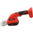 YATO Foarfecă de tuns iarba și gard viu cu acumulator, fără perii, 18 V (fără acumulator și încărcător)