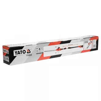   YATO Tăietoare de gard de înălțime cu acumulator 207-2740 mm 18 V Li-Ion (1 x acumulator 2,0 Ah + încărcător)