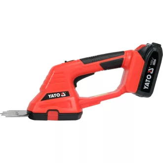   Foarfecă pentru gazon fără fir YATO 18 V (1 baterie de 2,0 Ah + încărcător)