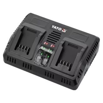 YATO Incarcator baterie dublu pentru masini 18 V