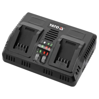   Încărcător inteligent de baterie dublu YATO pentru mașini 18 V