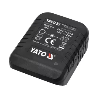 YATO Încărcător pentru mașini cu baterie de 2,0 A 18 V