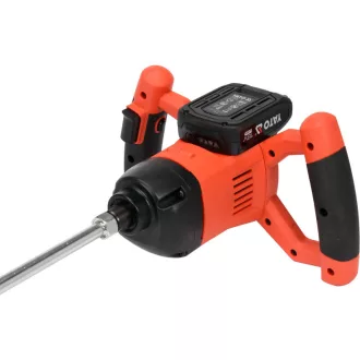   YATO Mixer fără fir M14 18 V Li-Ion (1 x baterie de 2,0 Ah + încărcător)