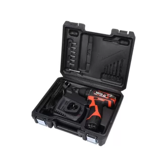   Burghiu șurub YATO cu acumulator 30 Nm 12 V Li-Ion (1 x 2,0 Ah baterie + încărcător)