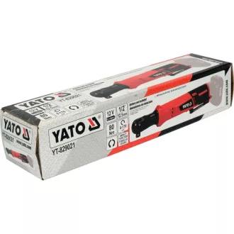   YATO Șofer cu impact de colț cu acumulator 1/2" 80 Nm fără perie de cărbune 12 V Li-Ion (fără baterie + încărcător)