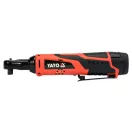 Șofer de colț YATO cu acumulator 3/8" 45 Nm 12 V Li-Ion (1 x baterie de 2,0 Ah + încărcător)