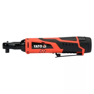   Șofer de colț YATO cu acumulator 3/8" 45 Nm 12 V Li-Ion (1 x baterie de 2,0 Ah + încărcător)