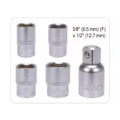 Șofer de colț YATO cu acumulator 3/8" 45 Nm 12 V Li-Ion (1 x baterie de 2,0 Ah + încărcător)