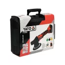 YATO Polizor excentric fără fir 150 mm fără perie de cărbune 18 V Li-Ion (1 x baterie de 3,0 Ah + încărcător)