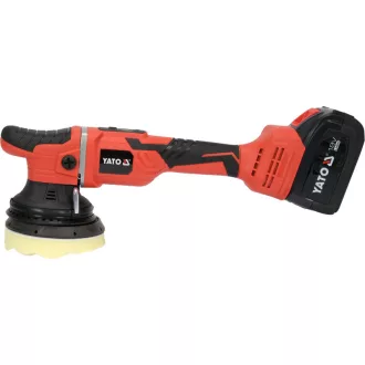   YATO Polizor excentric fără fir 125 mm 18 V (1 x baterie de 4,0 Ah + încărcător)