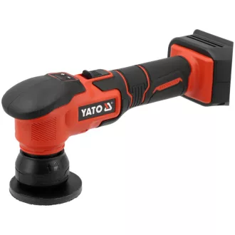   YATO Polish cu acumulator, fără perii de carbon, 80 mm, 18 V Li-Ion (fără acumulator și încărcător)