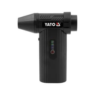   YATO Perie pneumatică și aspirator auto 7,2 V 4 Ah 130000 RPM cu accesorii