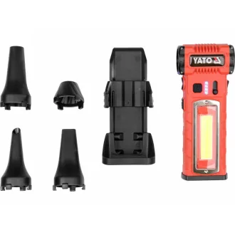 YATO Mătură cu aer 7,4 V 4 Ah 110000 RPM 6 piese