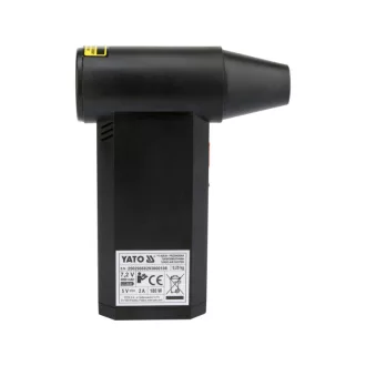 YATO Mătură cu aer 7,2 V 4 Ah 135000 RPM
