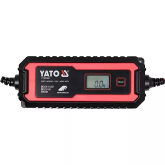   YATO Incarcator baterie 6/12 V 2/4 A max. Display LCD de 200 Ah