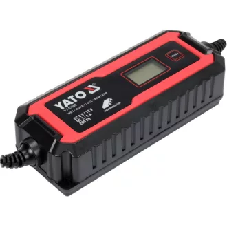   YATO Incarcator baterie 6/12 V 2/4 A max. Display LCD de 200 Ah