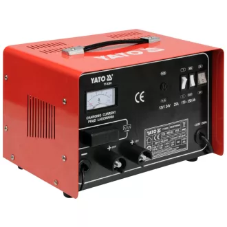 YATO Incarcator baterie 12-24 V / 25 A / 170-350 Ah