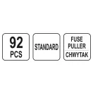 Set de sigurante YATO 92 piese general