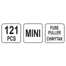 Set sigurante YATO 121 piese mini