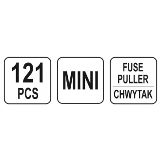 Set sigurante YATO 121 piese mini