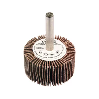 Disc lamelar pe tijă YATO 40 x 20 x 6 mm / P80