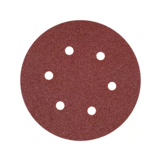   YATO Dic de abraziv cu închidere velcro, 150 mm / P60, cu 6 găuri (50 buc)