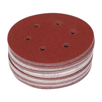 YATO Disc abraziv cu velcro 150 mm / P100 6 găuri (50 buc)