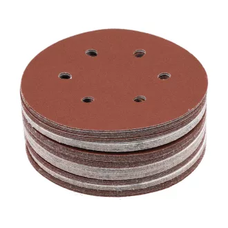   YATO Disc abraziv cu prindere velcro 150 mm / P120 cu 6 găuri (50 buc)