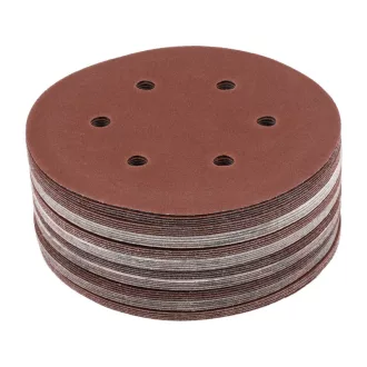   YATO Disc abraziv cu prindere velcro 150 mm / P150 cu 6 găuri (50 buc)