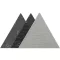 YATO Rețea de șlefuire delta cu arici 280 mm / P120 (3 buc)
