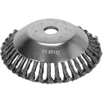   YATO Perie circulară torsadată cu unghi de 200 x 25,4 mm pentru debroussailleuse, tăietor de margini