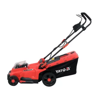   Mașină de tuns iarba YATO fără fir 370 mm 2 x 18 V (2 x 4,0 Ah baterie + încărcător)