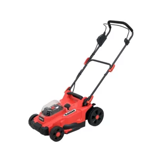   Mașină de tuns iarba YATO fără fir 370 mm 2 x 18 V (2 x 4,0 Ah baterie + încărcător)